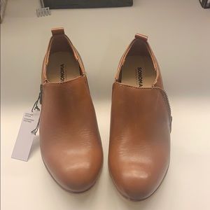 Sonoma Leather Ankle Booties NWT